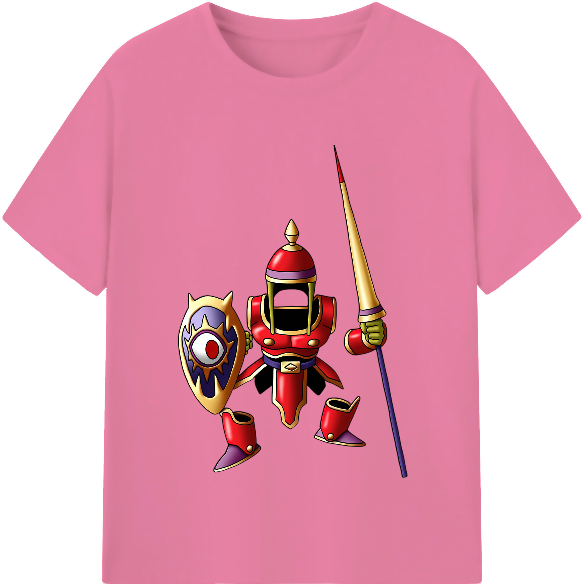 （画像用） ドラゴンクエスト Doragon Kuesuto Dragon Quest 綿100％半袖Tシャツ（フロントプリント）
